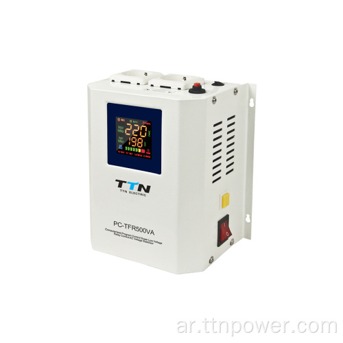 PC-TFR500VA-2KVA مثبت الجهد الجدار لغلاف الغاز